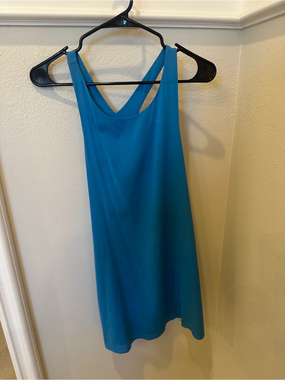 Alice + Olivia Teal Blue Mini Shift Dress